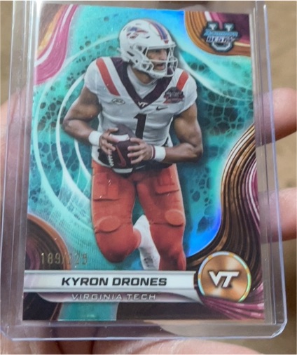 2024 Bowman's Best University #52 Kyron Drones — front
