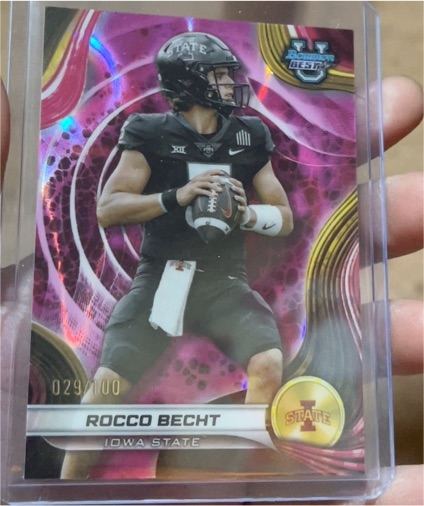 2024 Bowman's Best University #84 Rocco Becht — front