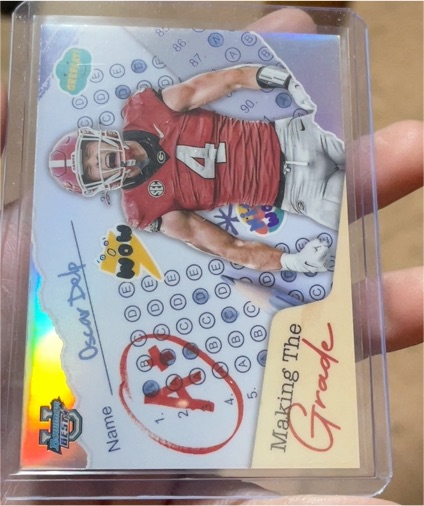 2024 Bowman's Best University - Making the Grade Oscar Delp #MG-9 — front