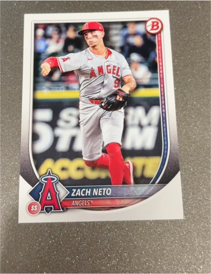 2025 Bowman #55 Zach Neto — front