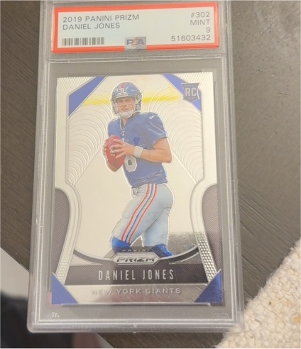 2019 Panini Prizm #302 Daniel Jones — front