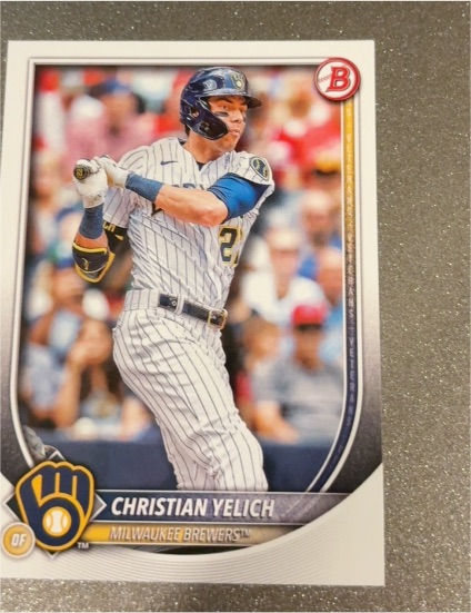 2025 Bowman #67 Christian Yelich — front