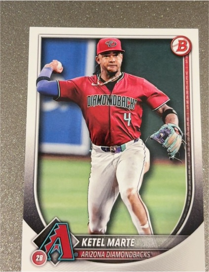 2025 Bowman #76 Ketel Marte — front