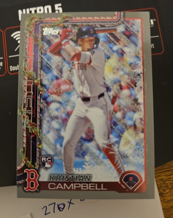 2025 Topps Holiday #H103 Kristian Campbell — front