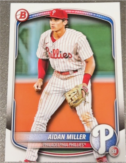 2025 Bowman #BP-54 Aidan Miller — front