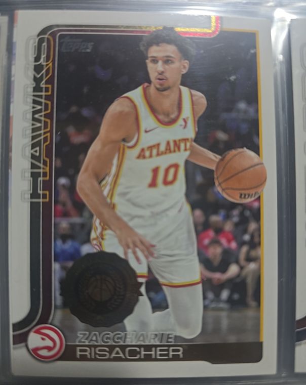2025-26 Topps #62 Zaccharie Risacher — front