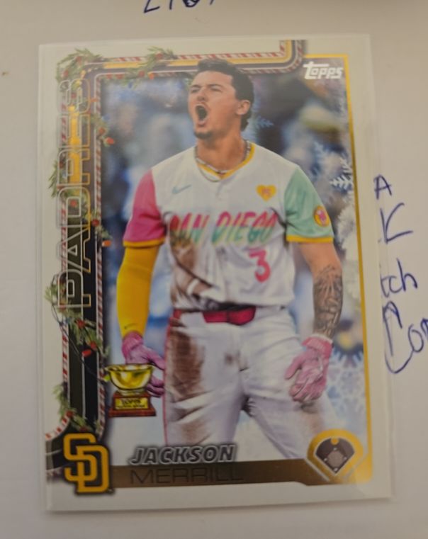 2025 Topps Holiday #H30 Jackson Merrill — front