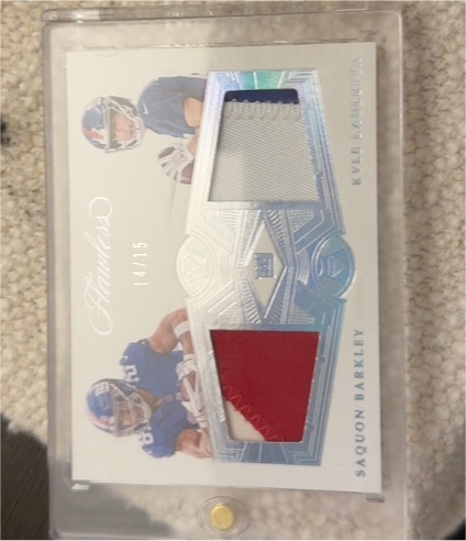 2020 Panini Flawless #14 Saquon Barkley — front