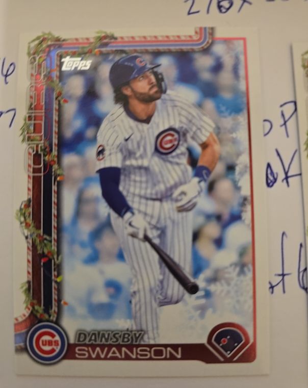 2025 Topps Holiday #H39 Dansby Swanson — front