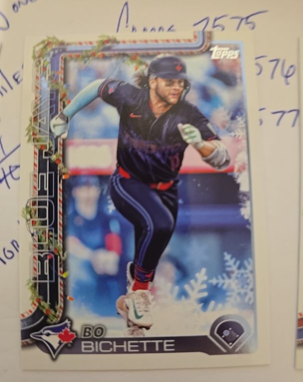 2025 Topps Holiday #H45 Bo Bichette — front