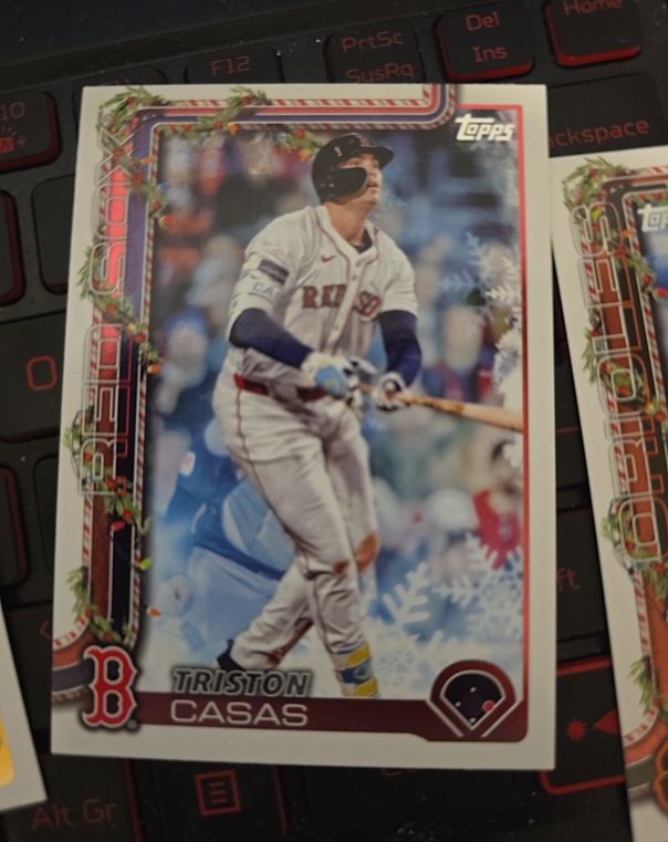 2025 Topps Holiday #H49 Triston Casas — front