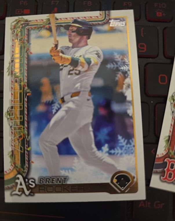 2025 Topps Holiday #H147 Brent Rooker — front
