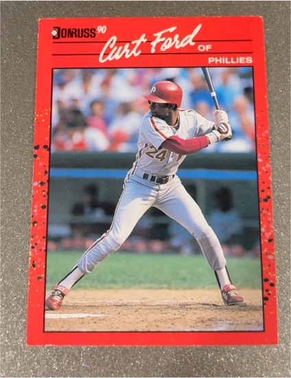 1990 Donruss #694 Curt Ford — front