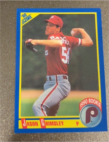 1990 Score #649 Jason Grimsley — front