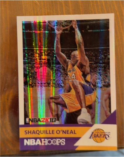 2017-18 Panini Hoops NBA 2K18 #18 Shaquille O'Neal — front