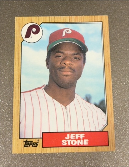 1987 Topps #532 Jeff Stone — front