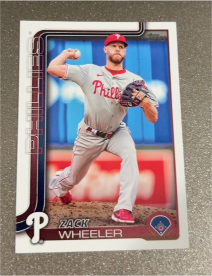2025 Topps Series 1 #218 Zack Wheeler — front