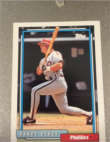1992 Topps #63 Randy Ready Philadelphia Phillies — front
