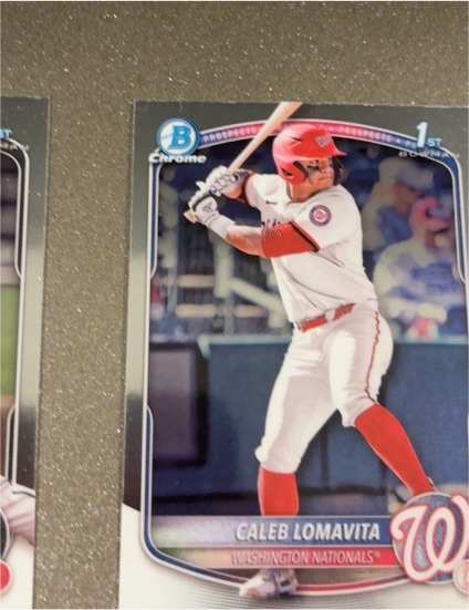 2025 Bowman Chrome Prospects #BCP-120 Caleb Lomavita — front