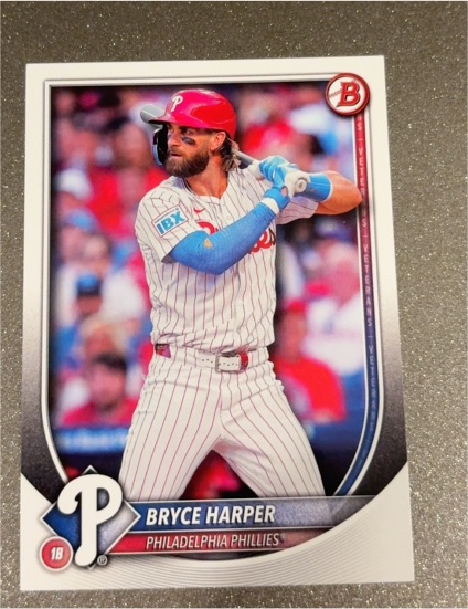 2025 Bowman #3 Bryce Harper — front