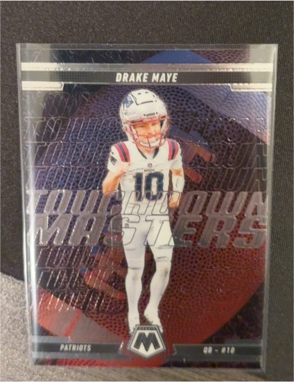 2025 Panini Mosaic Touchdown Masters #9 Drake Maye — front