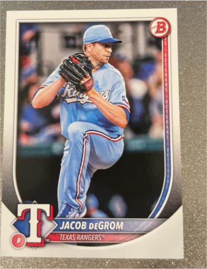 2025 Bowman #28 Jacob deGrom — front