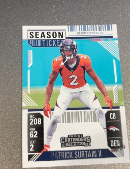 2024 Panini Contenders Season Ticket #30 Patrick Surtain II — front