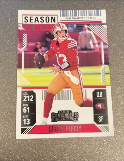2024 Panini Contenders Season Ticket #88 Brock Purdy — front