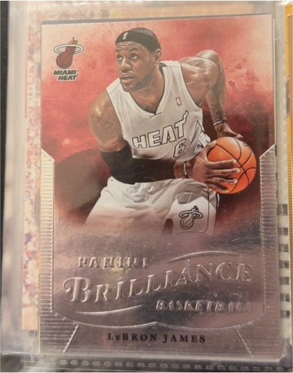 2012-13 Panini Brilliance #116 LeBron James — front