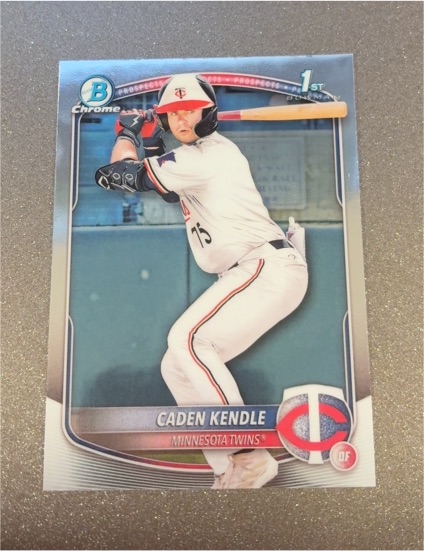 2025 Bowman Chrome #BCP-113 Caden Kendle — front