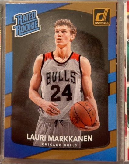 2017-18 Donruss #159 Lauri Markkanen — front