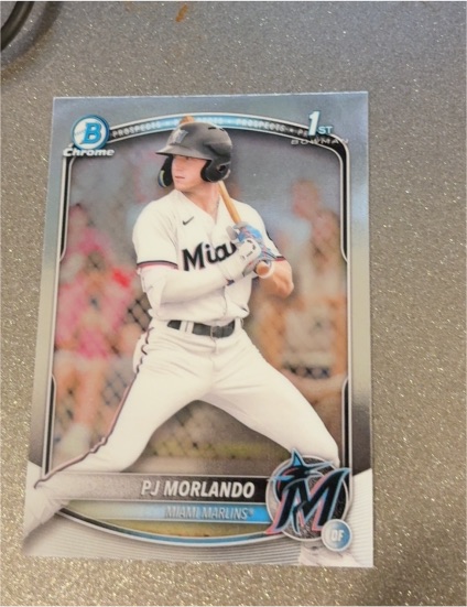 2025 Bowman Chrome #BCP-91 PJ Morlando — front
