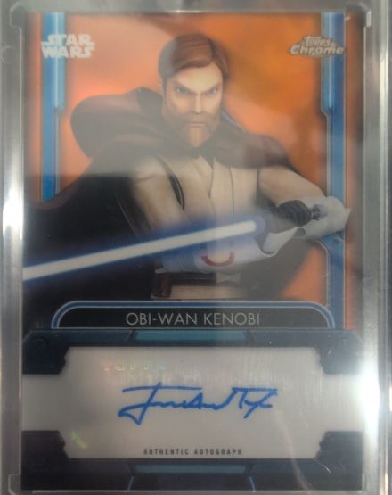 2021 Topps Chrome Star Wars Obi-Wan Kenobi James Arnold Taylor Autograph — front