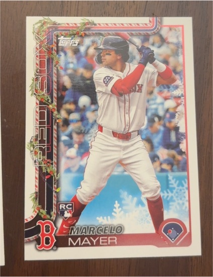 2025 Topps Holiday #H35 Marcelo Mayer — front