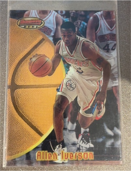 1997-98 Bowman's Best #BBP1 Allen Iverson — front