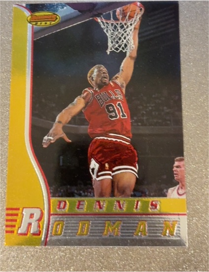 1996-97 Bowman's Best #40 Dennis Rodman — front