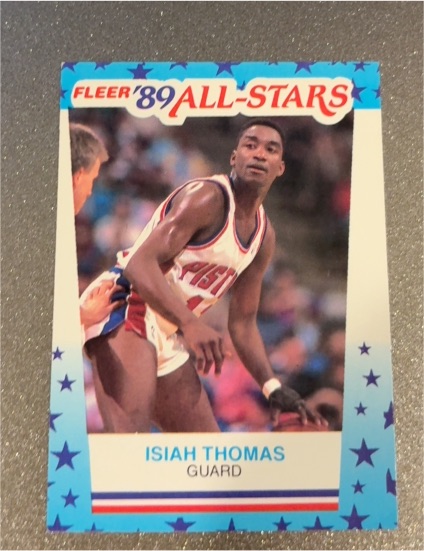 1989 Fleer '89 All-Stars #6 Isiah Thomas — front
