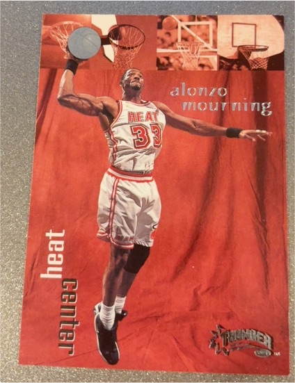 1998-99 SkyBox Thunder #5 Alonzo Mourning — front
