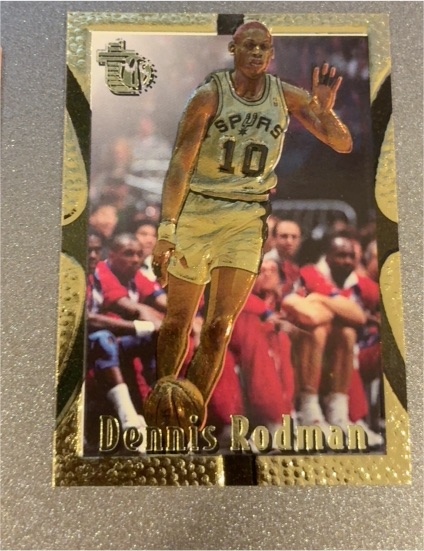 1994-95 Topps Embossed #89 Dennis Rodman — front