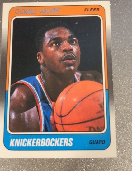 1988-89 Fleer #84 Gerald Wilkins — front