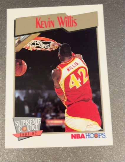 1991-92 NBA Hoops #450 Kevin Willis — front