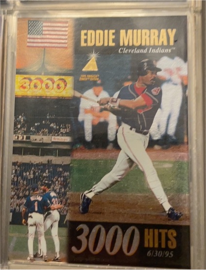1995 Pinnacle Zenith #43 Eddie Murray 3000 Hits — front