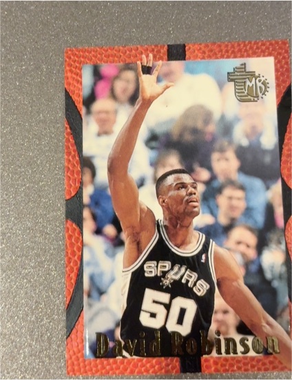 1994-95 Topps Embossed #88 David Robinson — front
