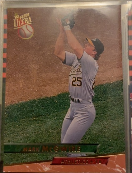 1993 Fleer Ultra #609 Mark McGwire — front