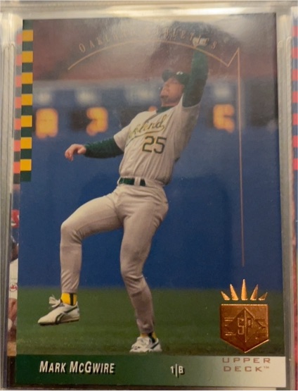 1993 Upper Deck SP #41 Mark McGwire — front