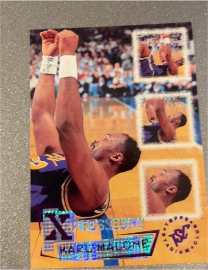 1995-96 Topps Stadium Club #354 Karl Malone — front