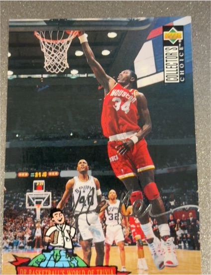 1994-95 Collector's Choice #399 Hakeem Olajuwon — front