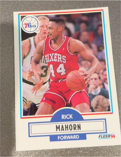 1990-91 Fleer #144 Rick Mahorn — front
