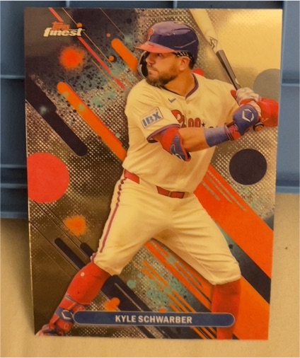 2025 Topps Finest #88 Kyle Schwarber — front