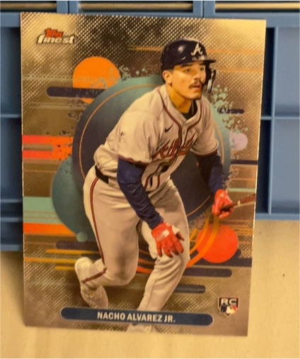 2025 Topps Finest #140 Nacho Alvarez Jr. — front